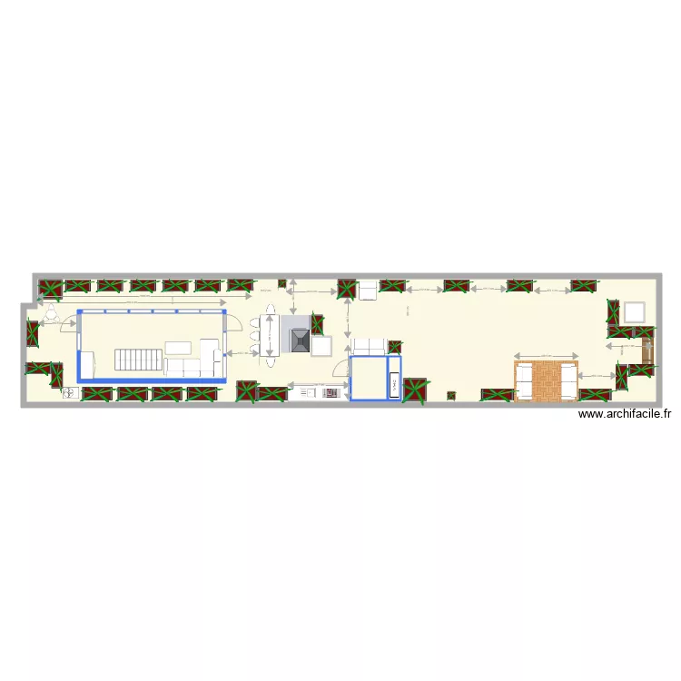 terrace prony. Plan de 