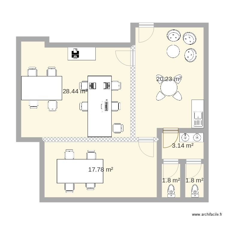 Bureaux Parc Plaza. Plan de 0 pièce et 0 m2