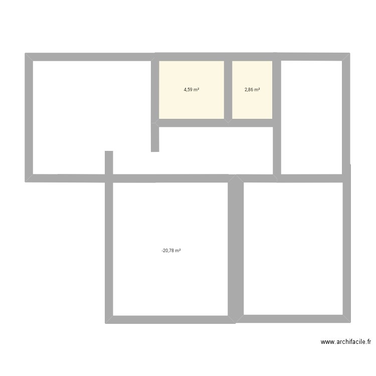 La grille . Plan de 0 pièce et 0 m2