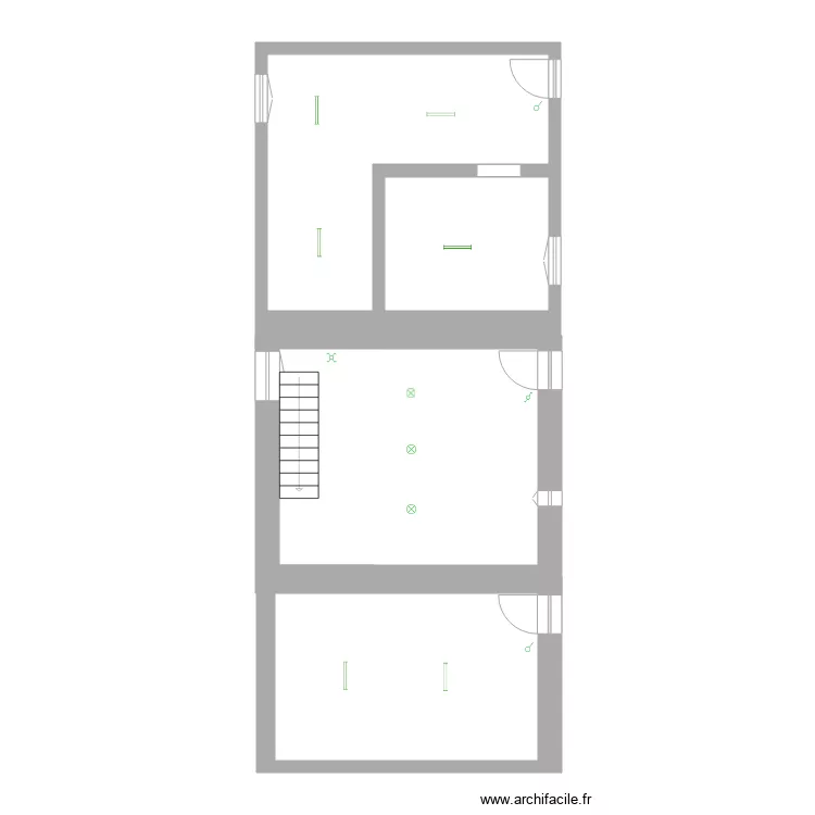 yann Sous sol eclairage. Plan de 