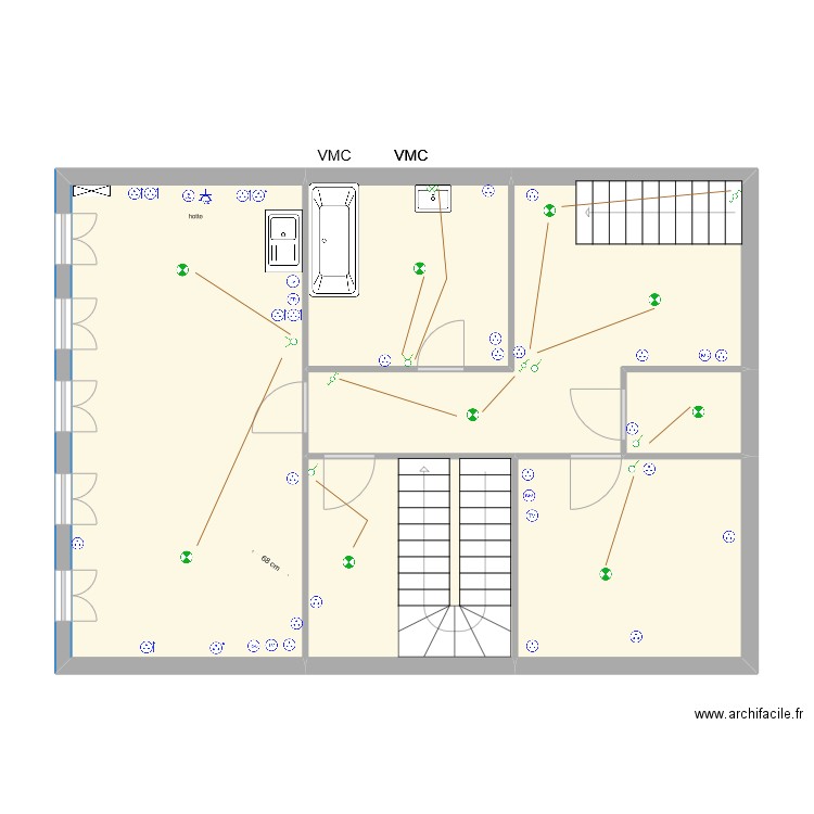 1 beaurain. Plan de 0 pièce et 0 m2