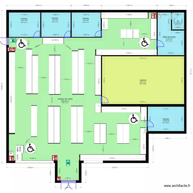 St Soupplets apres travaux. Plan de St Soupplets apres travaux. Plan de