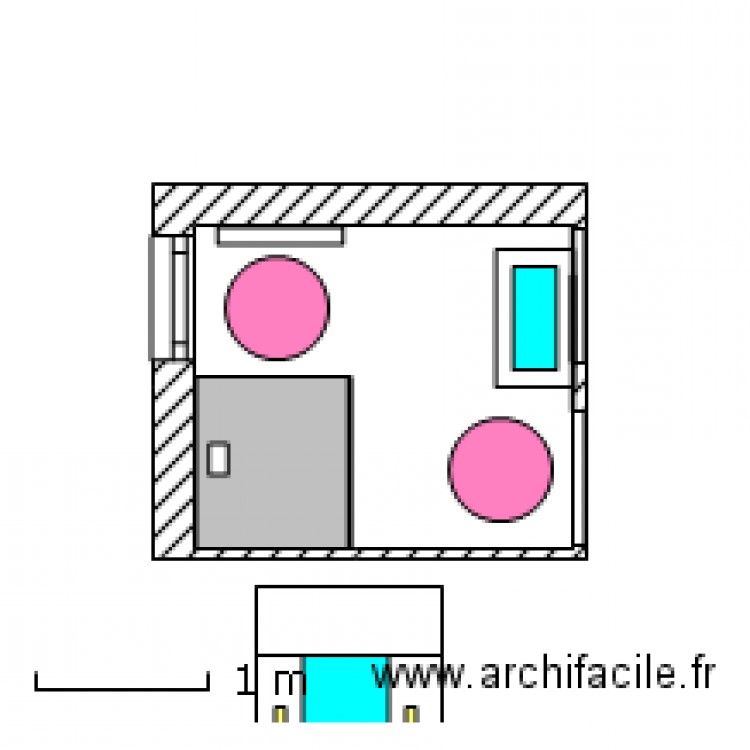 Plan salle de bain T3 10 Oct 2012 paroi en verre Kinedo V3. Plan de 0 pièce et 0 m2
