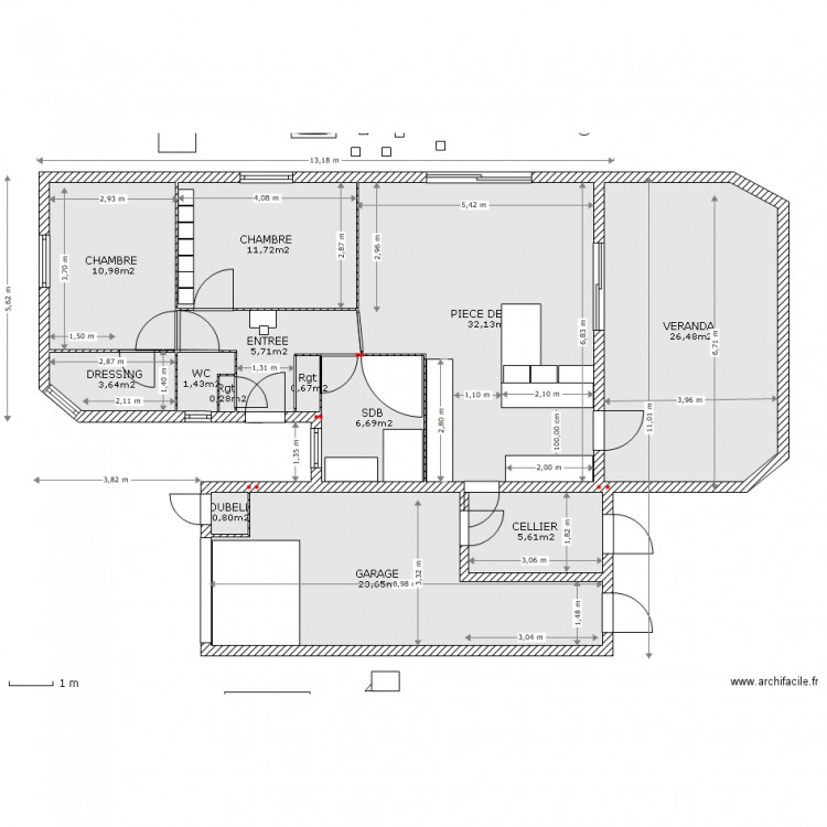 Rolleville  2 Chambres Definitif. Plan de 0 pièce et 0 m2