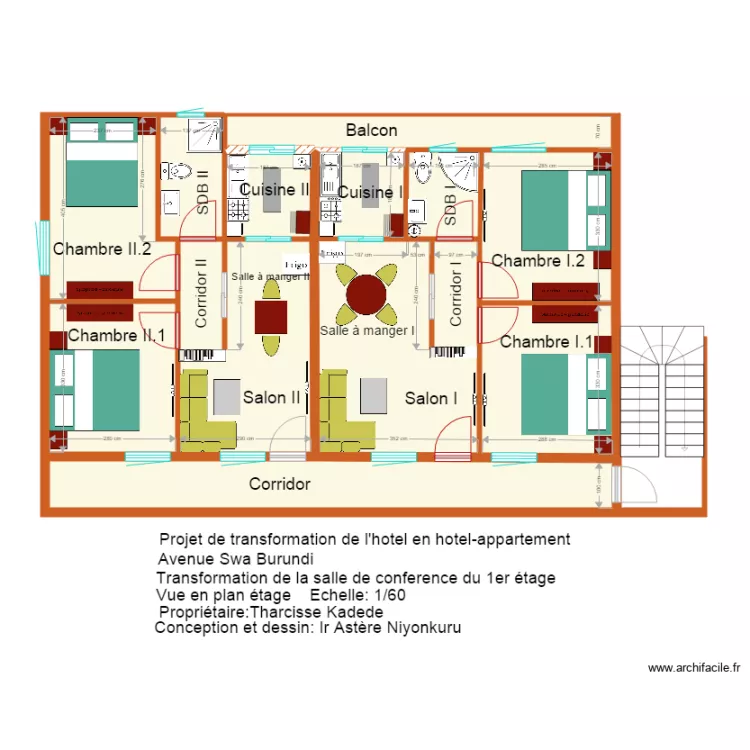 Kadede transfo salle 1er etage. Plan de 0 pièce et 0 m2