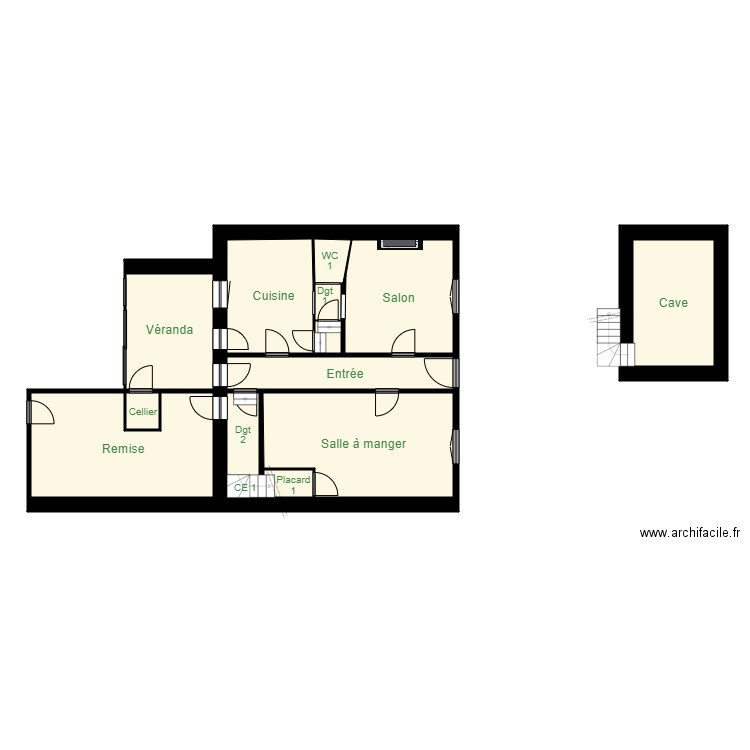 Demange. Plan de 0 pièce et 0 m2