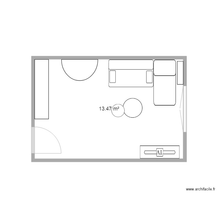 Christine Salon 2. Plan de 0 pièce et 0 m2