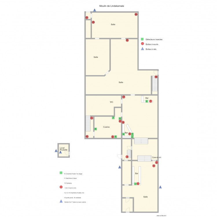 004Lemoulindelindekemale. Plan de 0 pièce et 0 m2