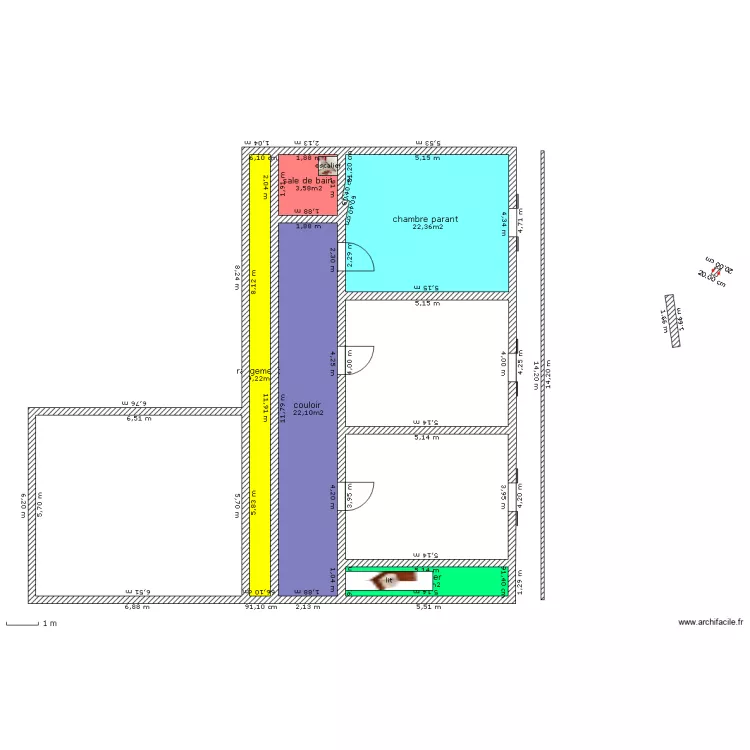 maison . Plan de 
