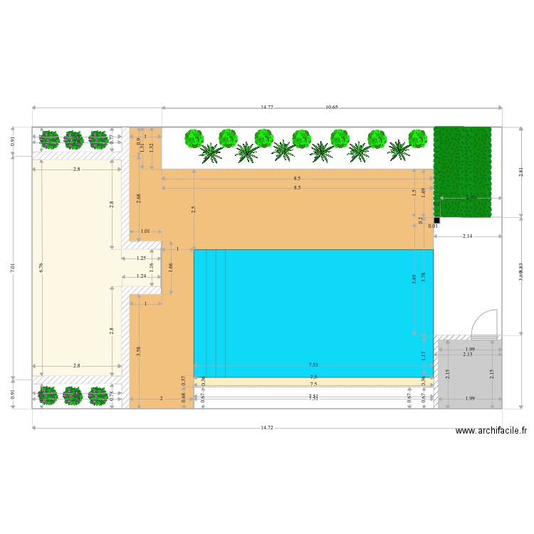 Cavagni complet. Plan de 0 pièce et 0 m2