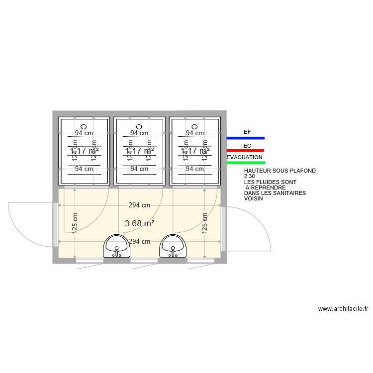 ANTENNE DE LALAING MAISON ET CITE . Plan de 0 pièce et 0 m2