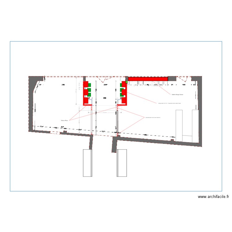 Salle FL Nancy. Plan de 0 pièce et 0 m2