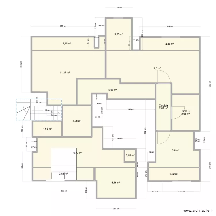 Pornichet1er Base carrez 3. Plan de 