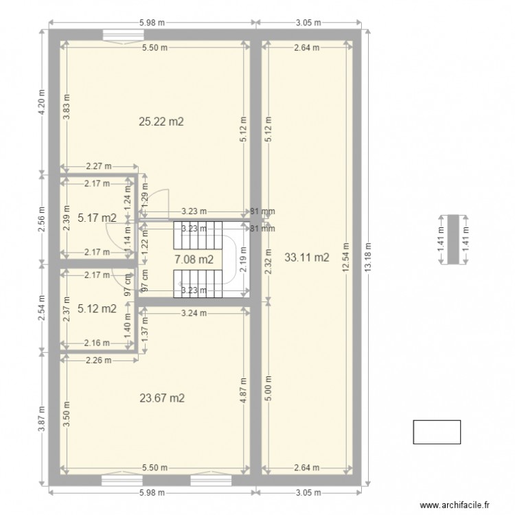 lhlr rdc. Plan de 0 pièce et 0 m2