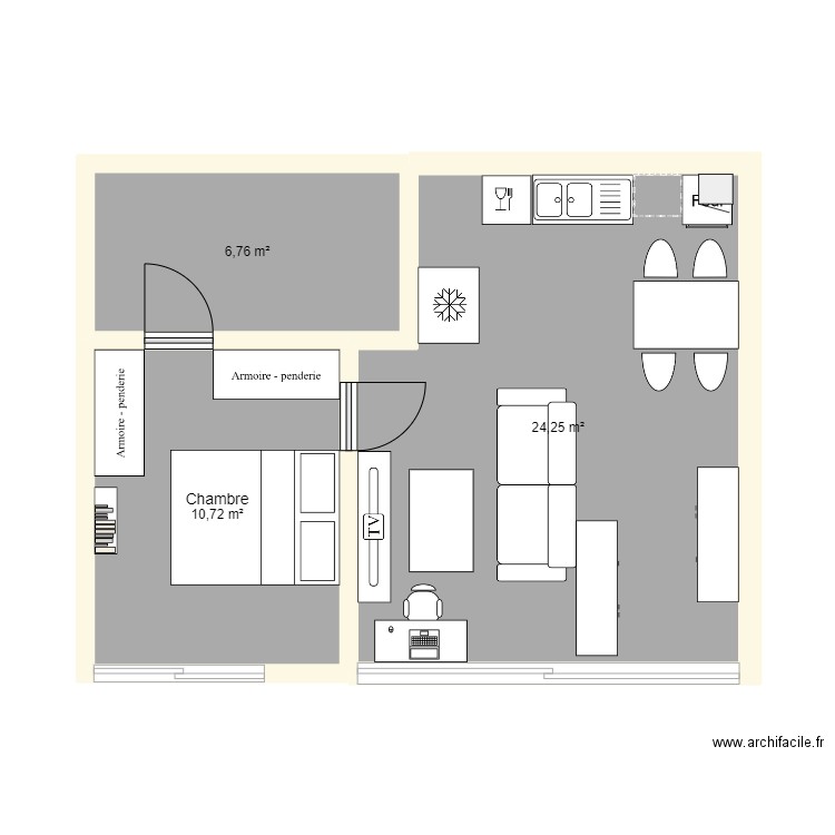 appart . Plan de 0 pièce et 0 m2
