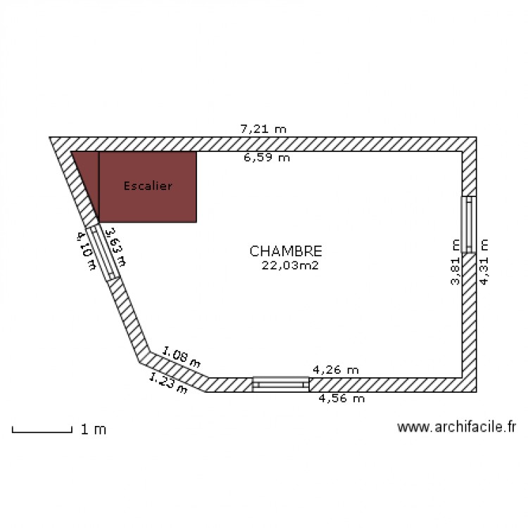 PERELLE MG 1er ETG. Plan de 0 pièce et 0 m2