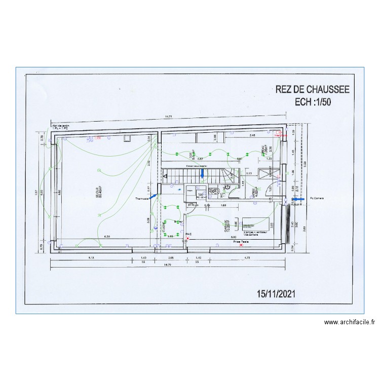 Servy RDC. Plan de 0 pièce et 0 m2