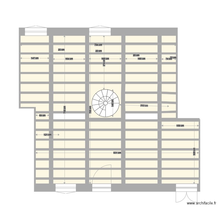 CIMIEZ planché. Plan de 0 pièce et 0 m2