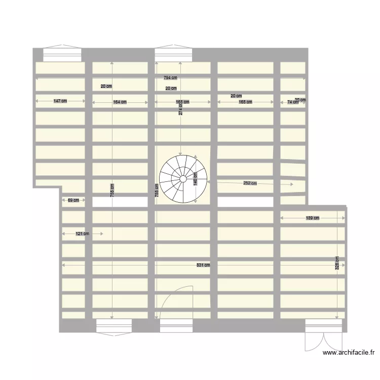 CIMIEZ planch&eacute;. Plan de 