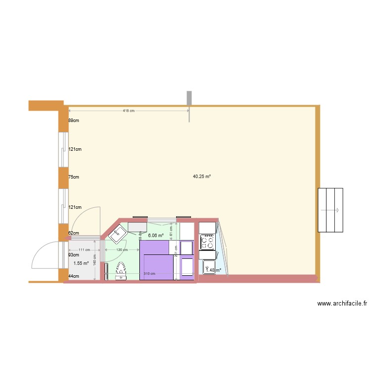 Extension 03. Plan de 0 pièce et 0 m2