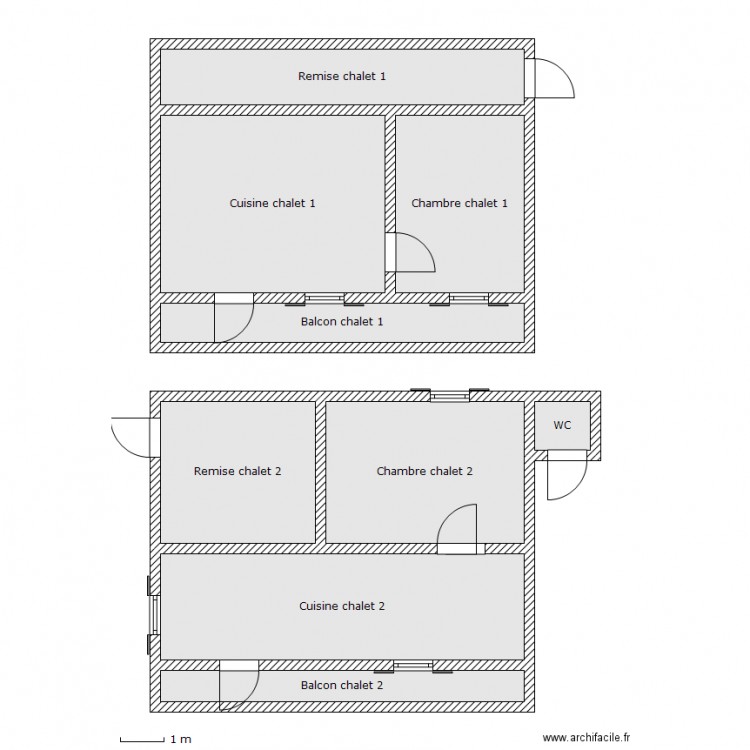 Vilette. Plan de 0 pièce et 0 m2