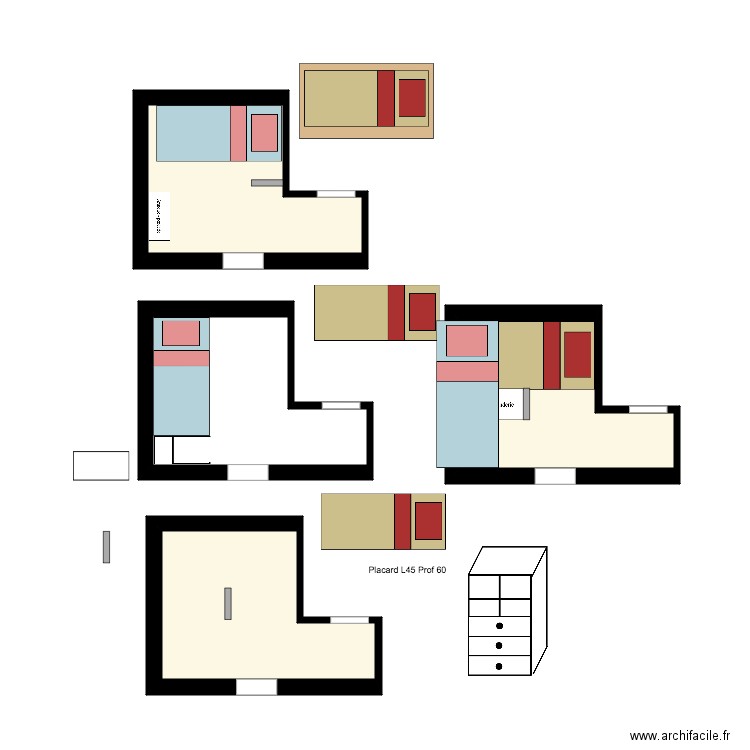 Mezzanine. Plan de 0 pièce et 0 m2