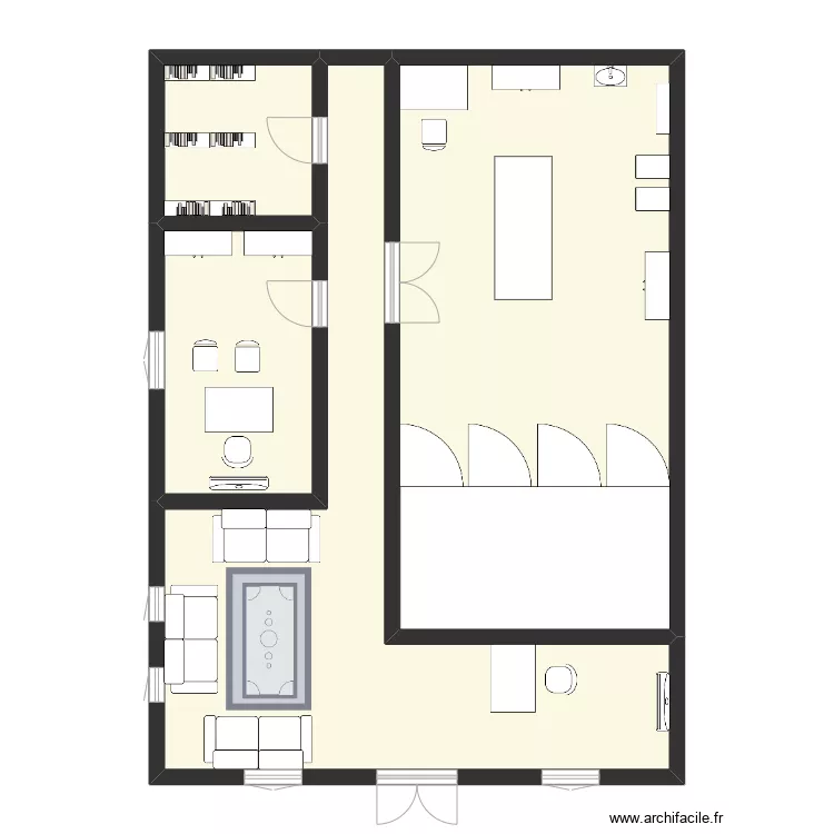 morgue. Plan de 