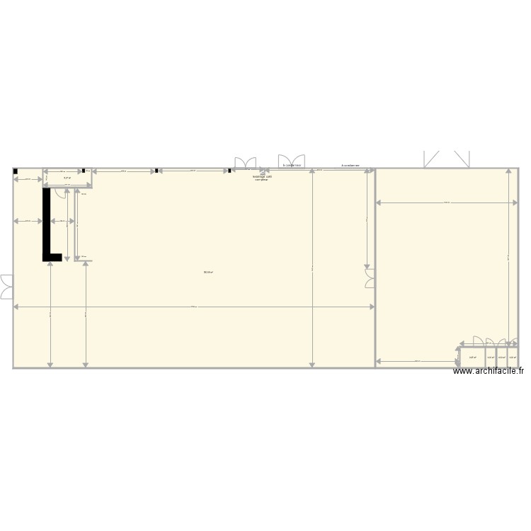 montpellier avec cotation. Plan de 0 pièce et 0 m2