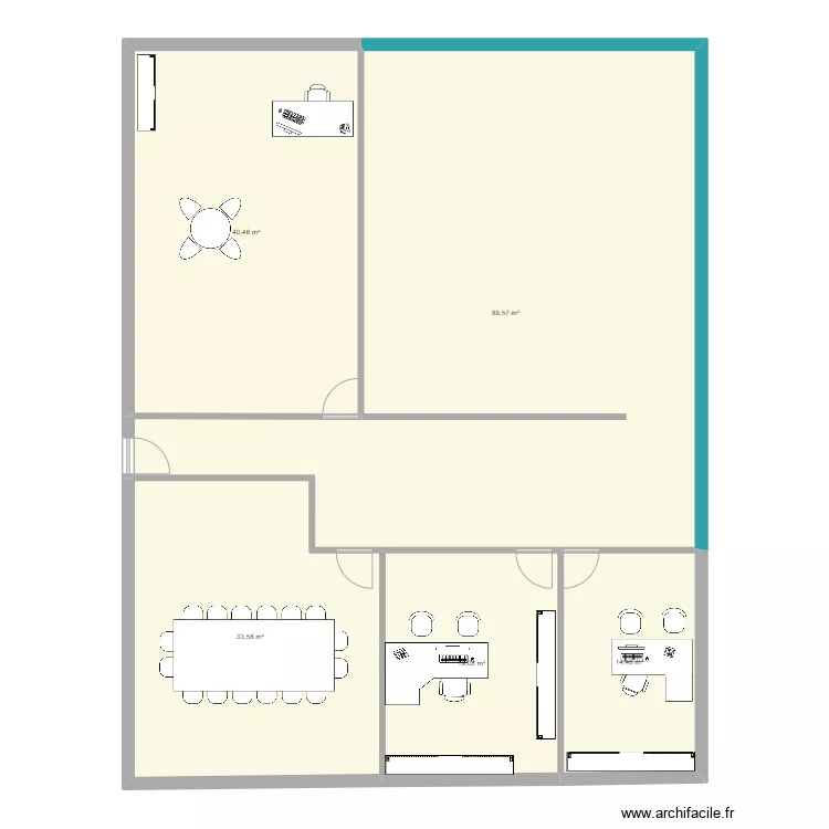 ETAGE BUREAU. Plan de 
