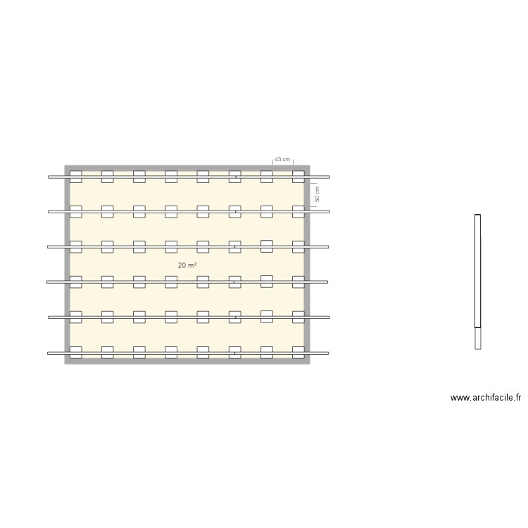 Terrasse Flo 1. Plan de 0 pièce et 0 m2