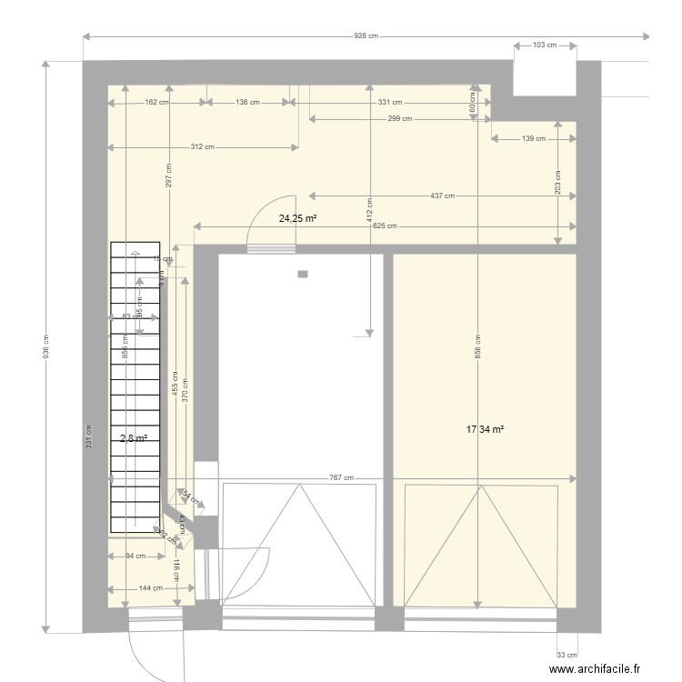 Liege janv 2022 03. Plan de 10 pièces et 90 m2