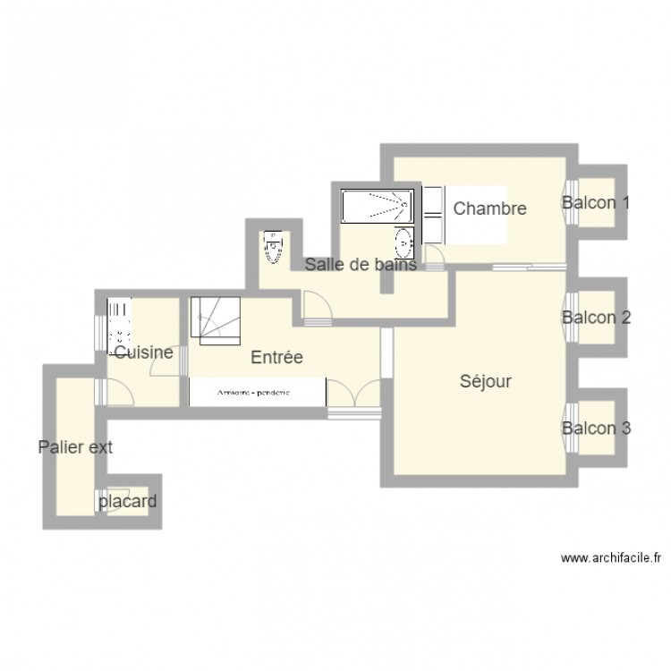 Square Alfred Capus project 2. Plan de 0 pièce et 0 m2