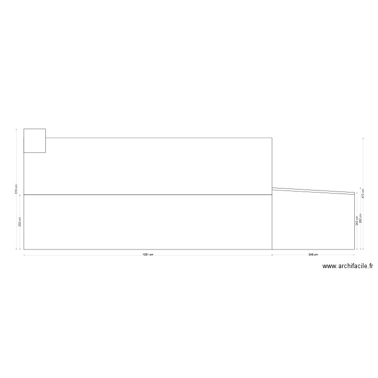 FACADE ARRIERE. Plan de 0 pièce et 0 m2