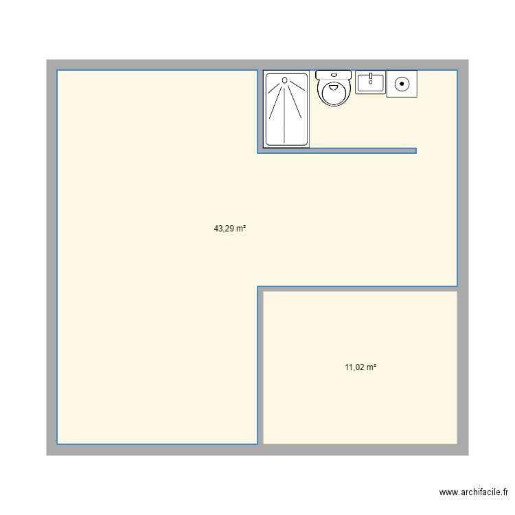 zel. Plan de 0 pièce et 0 m2