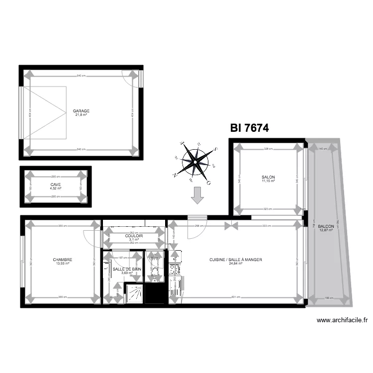 PLANS BI 7674. Plan de PLANS BI 7674. Plan de