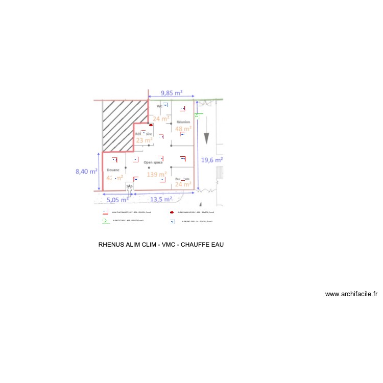 RHENUS. Plan de 0 pièce et 0 m2