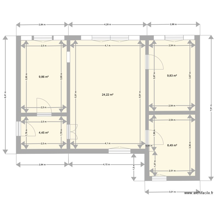 PLAN DE MASSE. Plan de 0 pièce et 0 m2