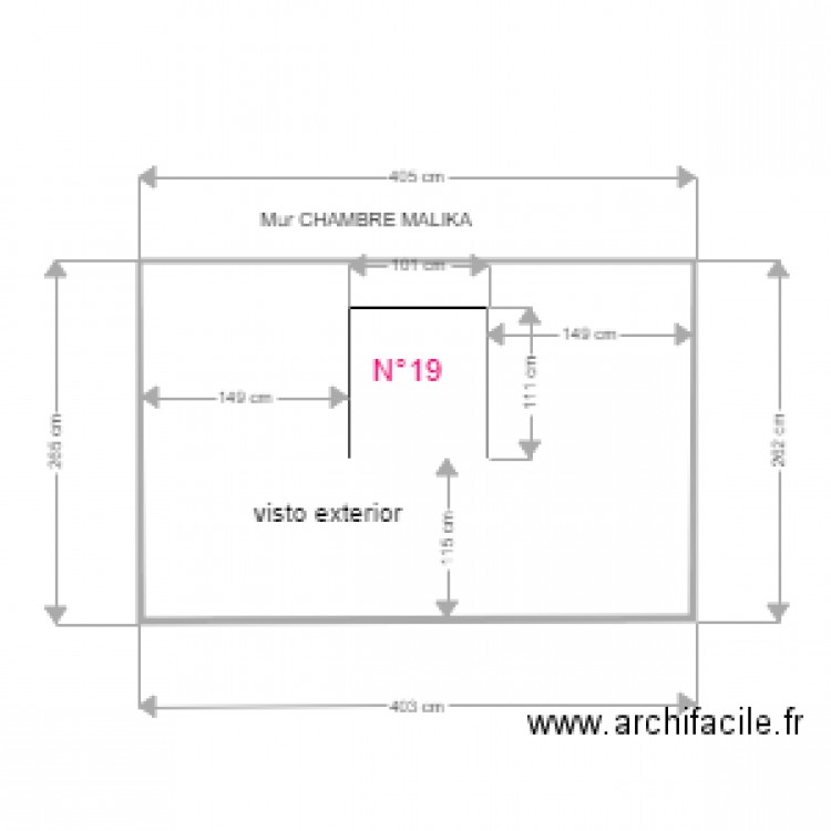 Mur CHAMBRE PARENTmaçon. Plan de 0 pièce et 0 m2