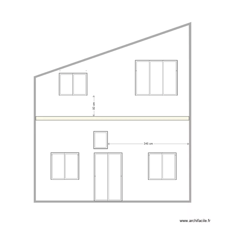 Facade OUEST BATIMENT ok4. Plan de 