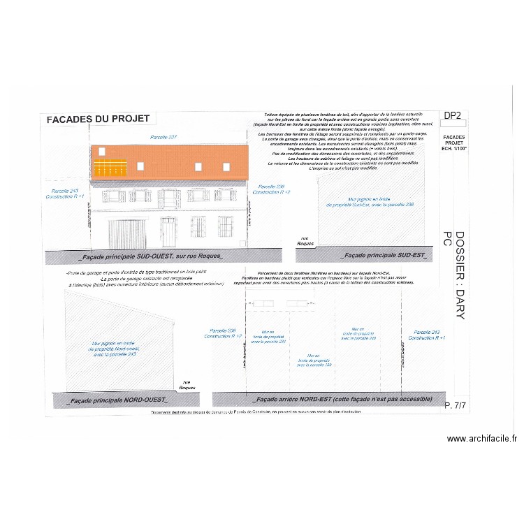 Plan d'implantation photovoltaique. Plan de 0 pièce et 0 m2