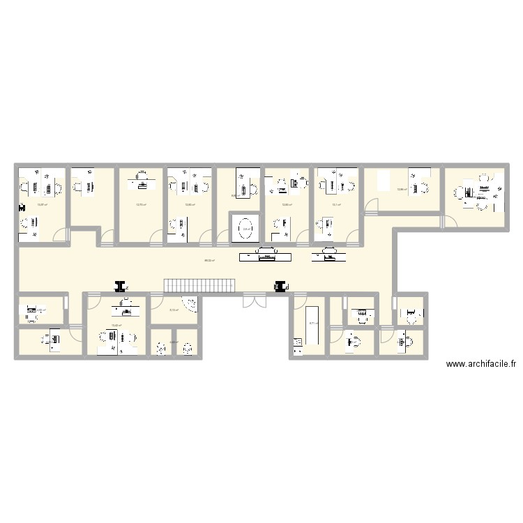 1er ETAGE. Plan de 0 pièce et 0 m2