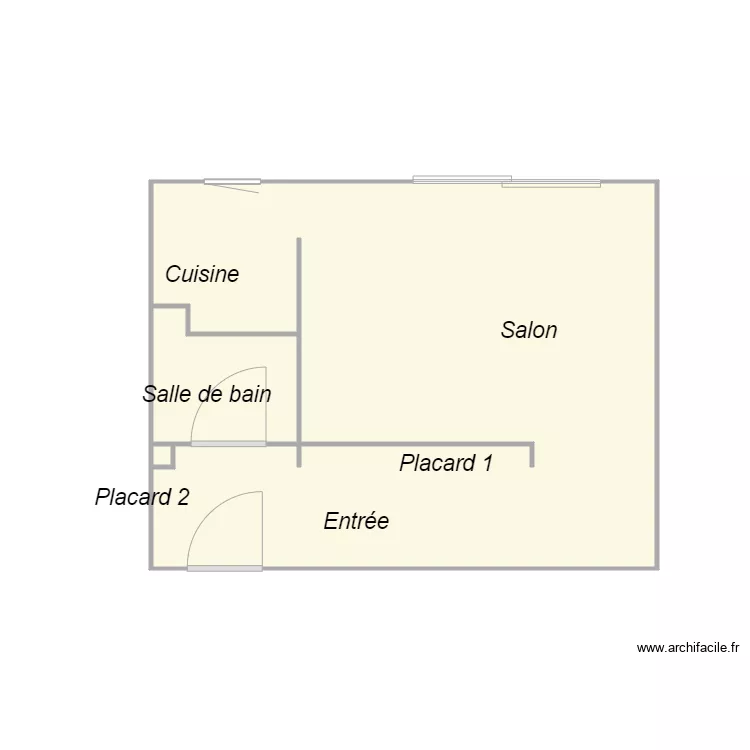 Croquis GONZALEZ Bruno. Plan de 