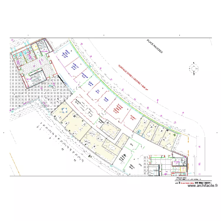 Ravezies v3 porte coupe feu echec. Plan de 