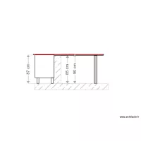 PLAN ELEVATION TABLE CUISINE