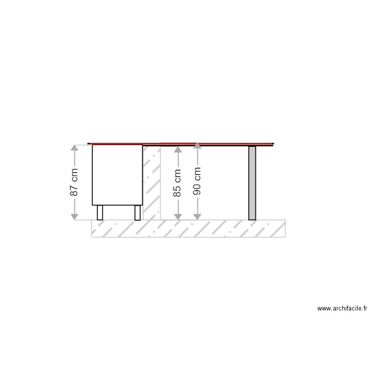 PLAN ELEVATION TABLE CUISINE. Plan de 0 pièce et 0 m2