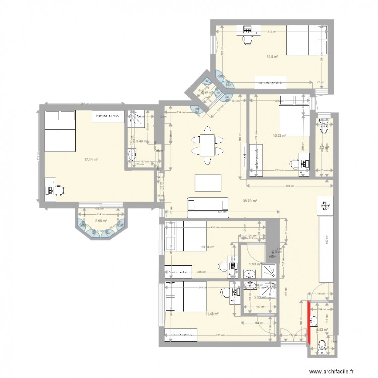 Rakozi 61 Final. Plan de 0 pièce et 0 m2