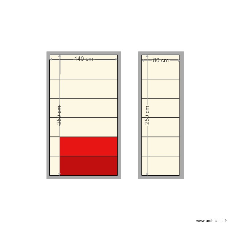 comptoir mondrian. Plan de 0 pièce et 0 m2