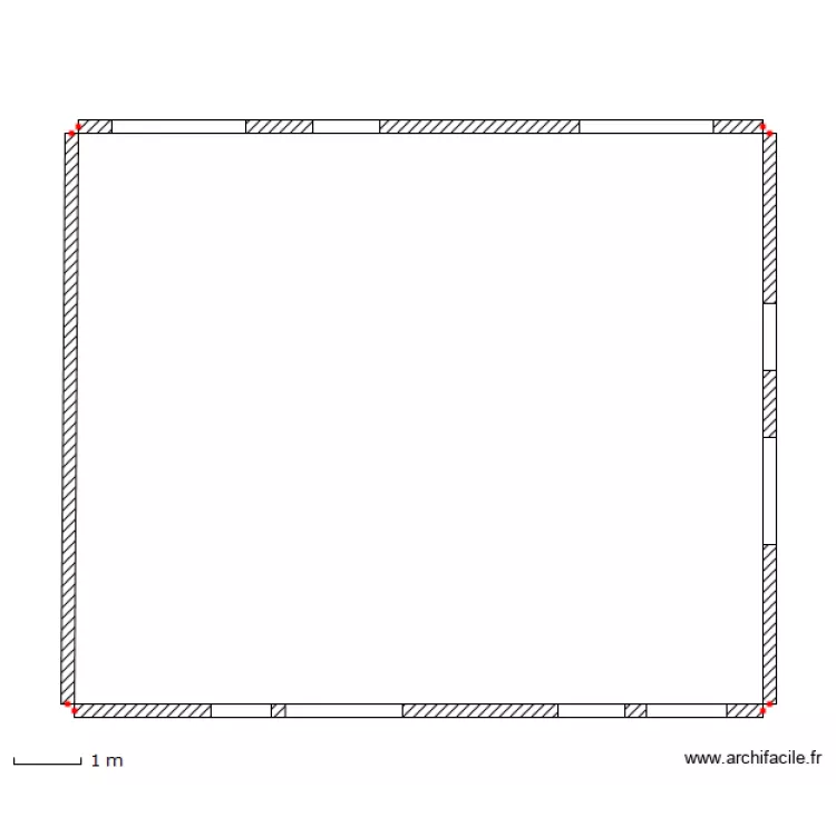 mur . Plan de mur . Plan de