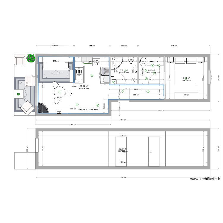 DECEV02 D1 zone 1. Plan de 0 pièce et 0 m2