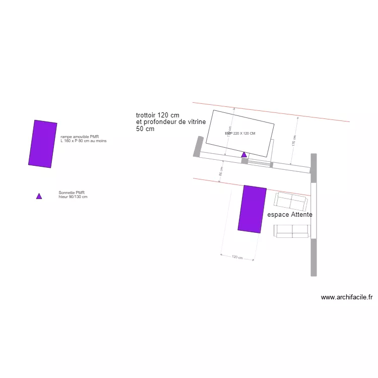 agence immobili&egrave;re  plan de principe  FOCUS ACCES. Plan de 